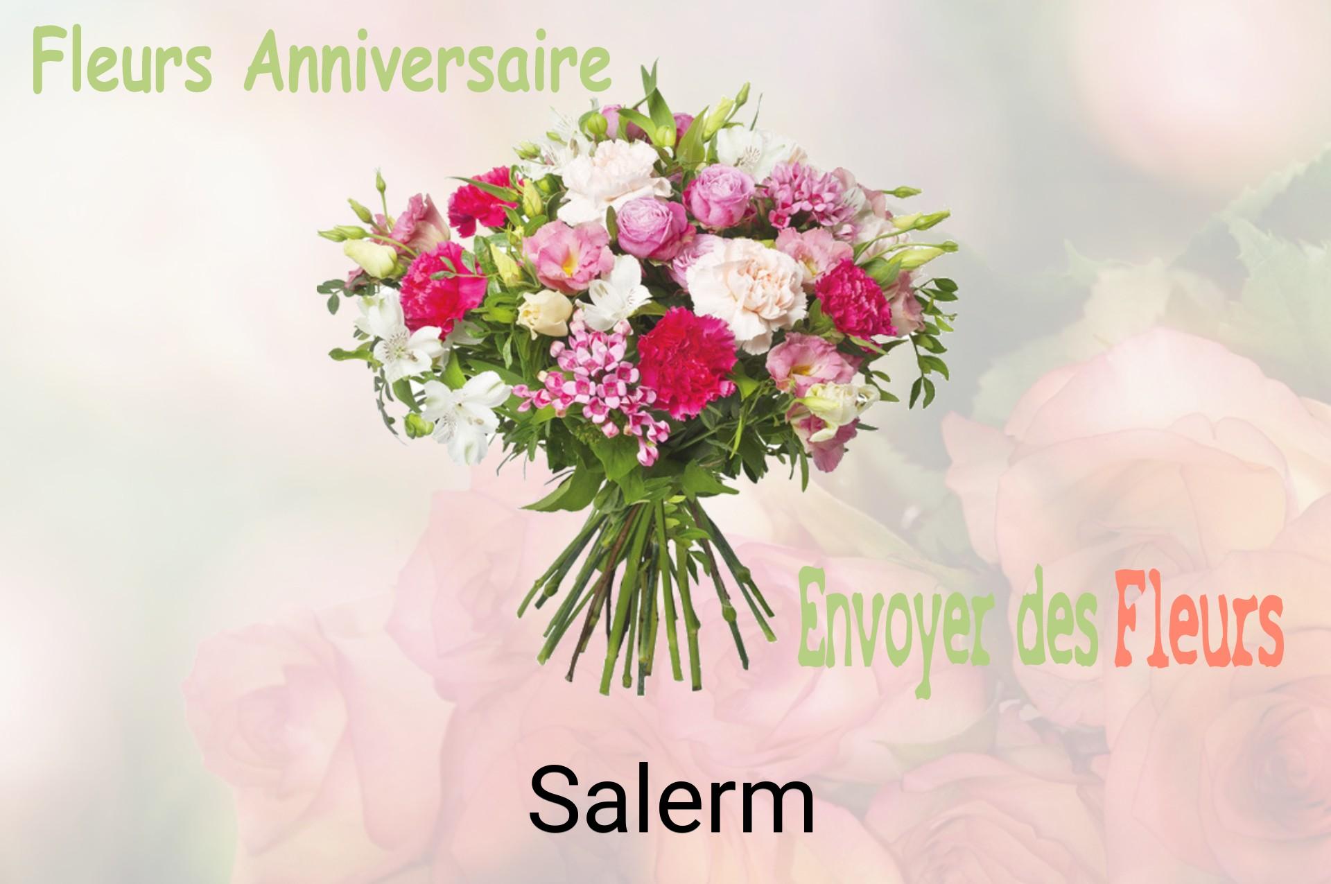 Bouquet de fleurs d’anniversaire livré à Salerm